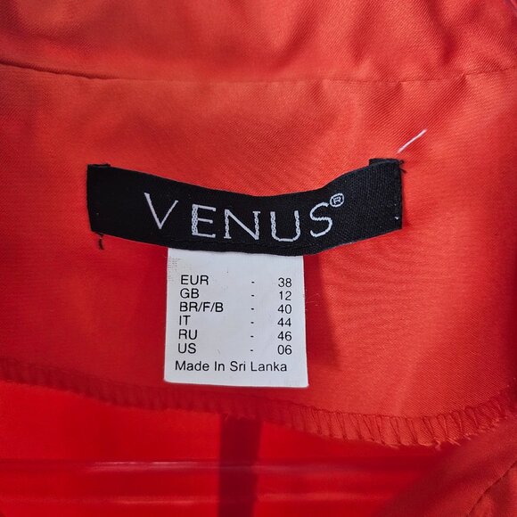 Venus Modern Burnt Orange Utility Shirtdress w/Gold Hardware/Buckles + Belt - Picture 3 of 14